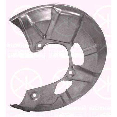 Кожух тормозного диска передн прав AUDI 80 B2 1978-1986/VW PASSAT B2 1980-1988 | KLOKKERHOLM 0009378
