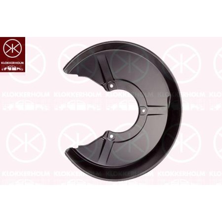 Кожух тормозного диска задний правый AUDI 80 B4 1991-1994 / AUDI A4 B5 1994-2001 | KLOKKERHOLM / Дания - 0018876