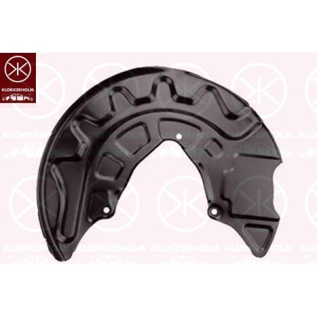 Кожух тормозного диска передний левый AUDI A3 12-16 / SEAT LEON 13-18 / SKODA OCTAVIA 13-19 / VW GOLF 7 12-19, PASSAT B8 2014-2018 | KLOKKERHOLM / Дания - 0027377