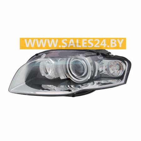 Фара передняя под электрокорректор с белым поворотом левая Xenon AUDI A4 B7 2004-2008 | TYC / Тайвань