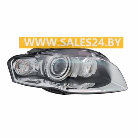 Фара передняя под электрокорректор с белым поворотом правая Xenon AUDI A4 B7 2004-2008 | TYC / Тайвань