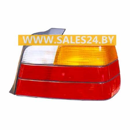 Фонарь задний желто-красный правый (4ДВ.) BMW 3 E36 1990-1998 | TYC / Тайвань