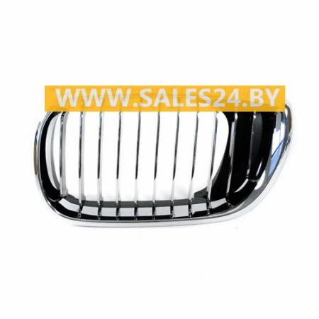 Решетка радиатора левая хром/хром BMW 3 E46 2002-2005 | AVG / Чехия - Тайвань - Китай