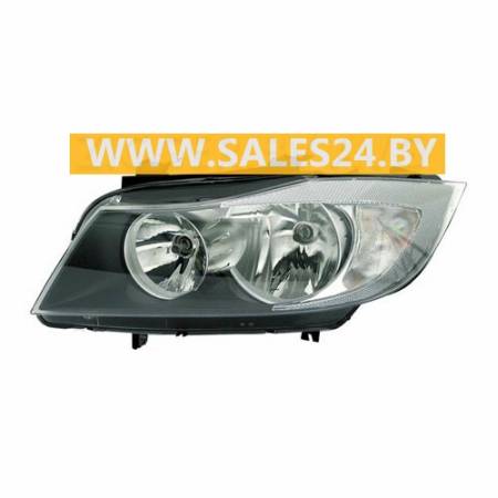 Фара передняя электрическая без электрокорректора VALEO TYPE левая (ЕВРОПА СЕДАН/УНИВЕРСАЛ) BMW 3 E90 2005-2011 | TYC / Тайвань