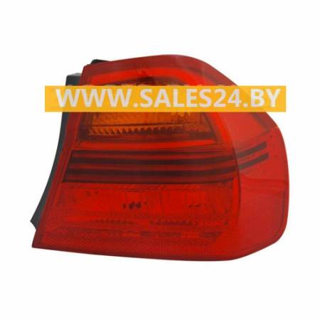Фонарь задний наружный красно-желтый правый (СЕДАН) BMW 3 E90 2005-2011 | TYC / Тайвань