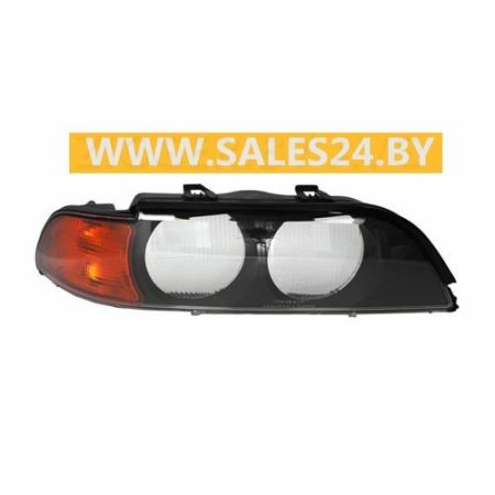 Стекло фары желтый поворот правое BMW 5 E39 1995-2000 | DEPO / Тайвань