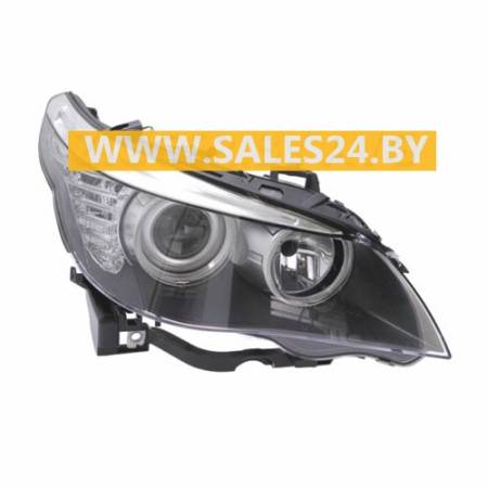 Фара передняя под электрокорректор ДИОД правая BMW 5 E60 2007-2010 | DEPO / Тайвань