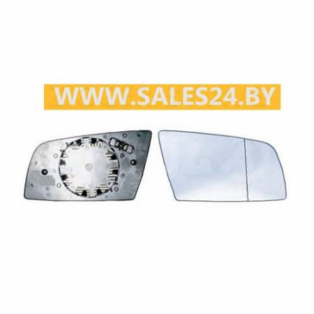 Зеркальный элемент с рамкой и подогревом правый BMW 5 E60 2003-2010 | AVG / Чехия - Тайвань - Китай