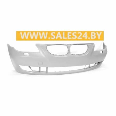 Бампер передний грунтованный с отв. под омыватели фар BMW 5 E60 2007-2010 | AVG / Чехия - Тайвань - Китай 2 Бампер передний грунтованный с отв. под омыватели фар BMW 5 E60 2007-2010 | AVG / Чехия - Тайвань - Китай 1