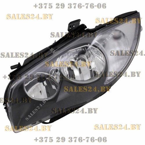 Фара передняя левая под электрокорректор черный отражатель BMW 1 E87 2007-2009 | TYC / Тайвань