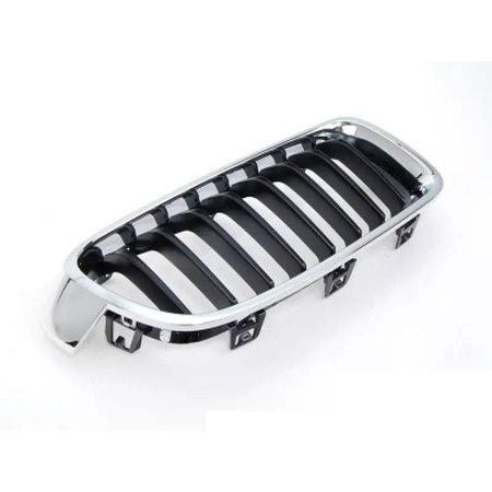 Решетка радиатора правая черная + хромированный молдинг (M-SPORT) BMW 3 F30 2012-2015 | AVG / Чехия - Тайвань - Китай