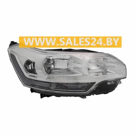 Фара передняя электрическая без электрокорректора правая CITROEN C5 2008-2015 | TYC / Тайвань