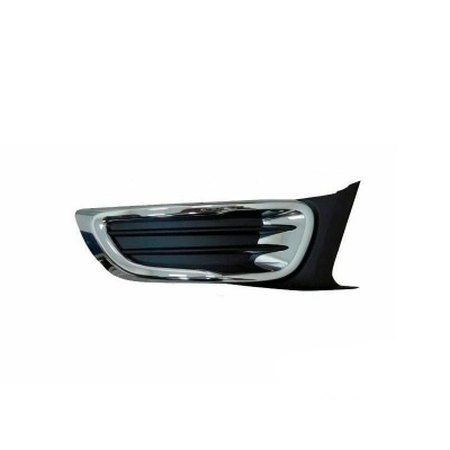 Решетка бампера переднего + хромированный молдинг правая CITROEN C3 PICASSO 2009-2016 | AVG / Чехия - Тайвань - Китай