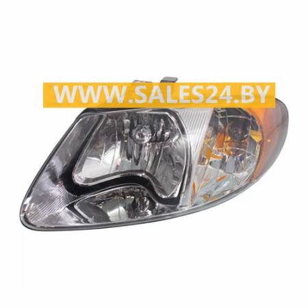 Фара передняя механический корректор левая (США) CHRYSLER VOYAGER / TOWN&COUNTRY / DODGE CARAVAN 1999-2005 | TYC / Тайвань