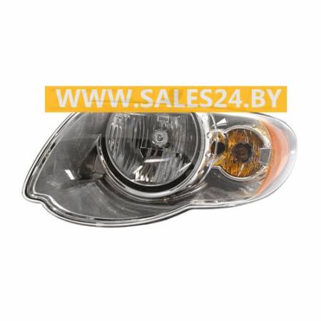 Фара передняя механический корректор левая (США) CHRYSLER VOYAGER / TOWN&COUNTRY / DODGE CARAVAN 2005-2007 | TYC / Тайвань