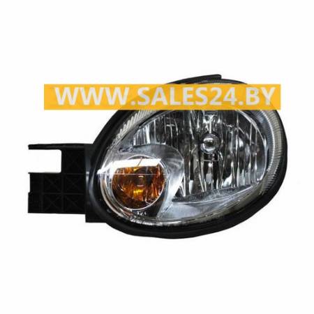 Фара передняя механический корректор хромированный обод левая CHRYSLER NEON 2 2003-2006 | TYC / Тайвань
