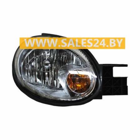 Фара передняя механический корректор хромированный обод правая CHRYSLER NEON 2 2003-2006 | TYC / Тайвань