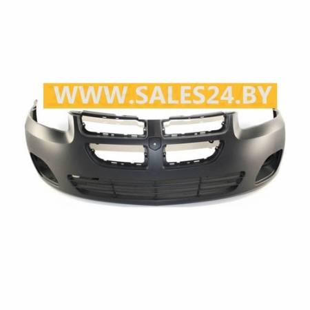 Бампер передний черный с отв. под противотуманки (СЕДАН) DODGE STRATUS 2004-2007 | AVG / Чехия - Тайвань - Китай