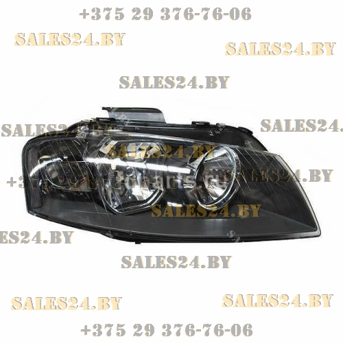Фара передняя правая с электрокорректором AUDI A3 2003-2008 | TYC / Тайвань