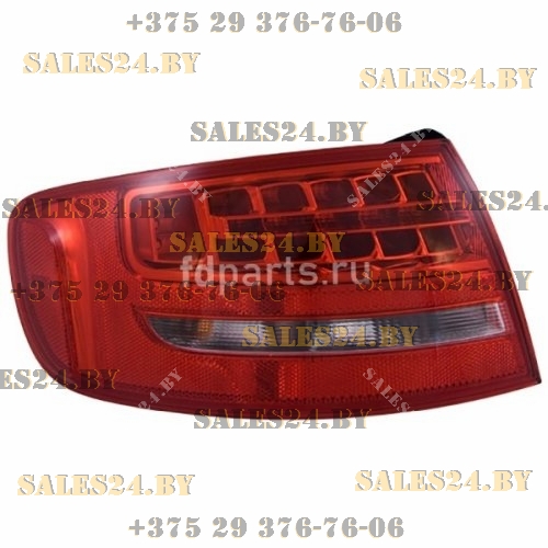 Фонарь задний левый с LED (СЕДАН) AUDI A4 B8 2007-2011 | TYC / Тайвань