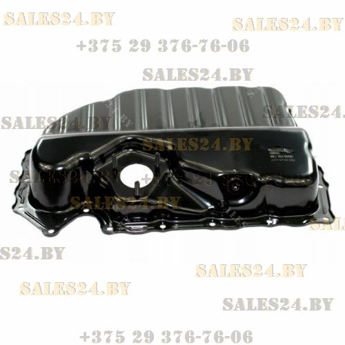 Масляный картер монтажа со сливной пробкой сталь AUDI A3 (8P), 05.03-04.08 | (KG) 1.8 TFSI, 2.0 TFSI | POLCAR / Польша