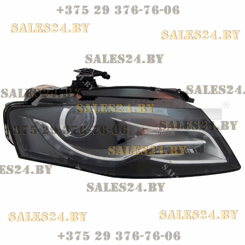 Фара передняя под электрокорректор ДИОД правая XENON AUDI A4 B8 2007-2011 | TYC / Тайвань