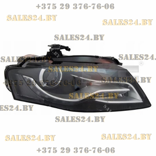 Фара передняя левая с электрокорректором XENON, ДИОД AUDI A4 B8 2007-2011 | TYC / Тайвань