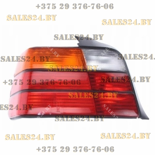 Фонарь задний левый красно-жёлтый BMW 3 E36 1990-1996 | DEPO / Тайвань