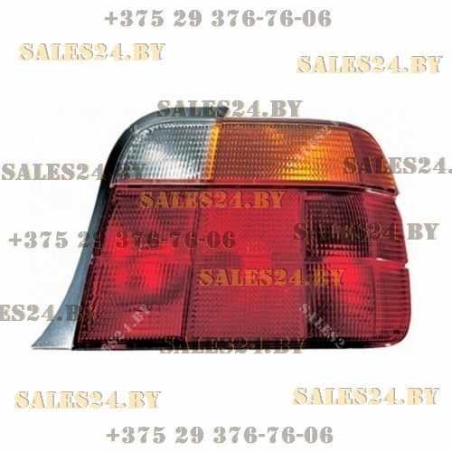Фонарь задний правый красно-жёлтый BMW 3 E36 1990-1998 | DEPO / Тайвань
