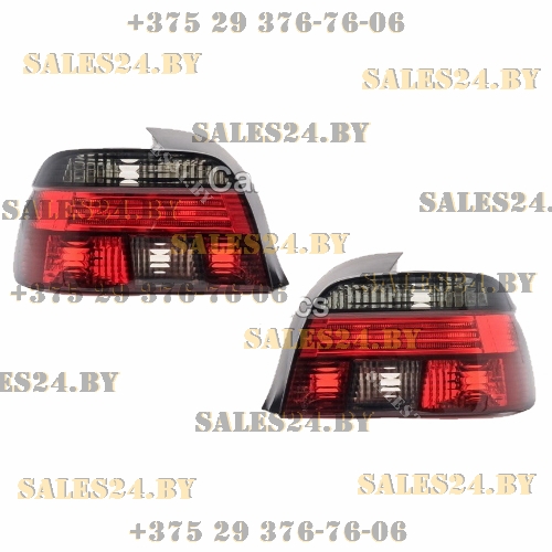 Фонари задние наружные (комплект 2 шт) тюнинг тонир/красн BMW 5 E39 1995-2000 | DEPO / Тайвань