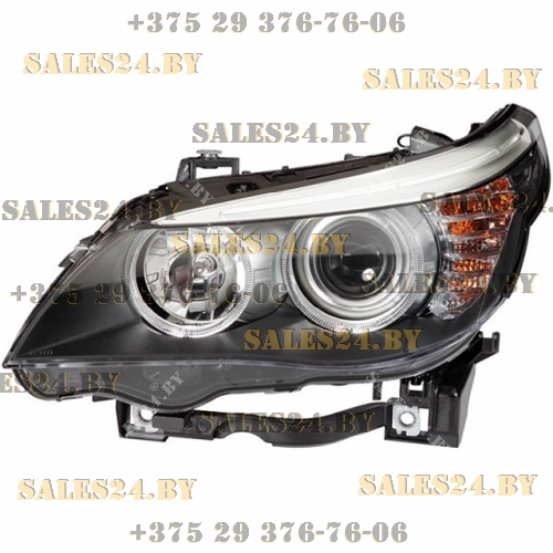 Фара передняя левая под электрокорректор (ДИОД) BMW 5 E60 2007-2010 | DEPO / Тайвань