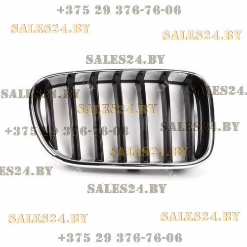 Решетка радиатора хром/черная правая BMW X3 F25 2010-2014 | AVG / Чехия - Тайвань - Китай