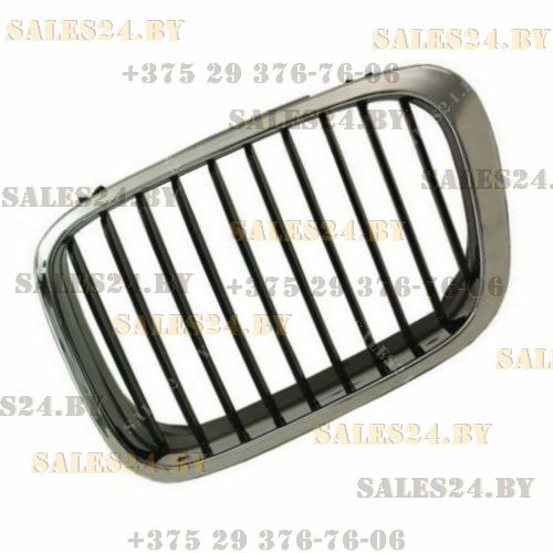 Решетка радиатора лев BMW: 3 (E46) 98-01 (хром/чёрн) (седан) BMW 3 (E46) 98-01 (/) | TYG / Тайвань