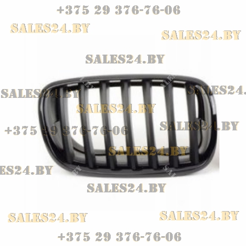 Решетка радиатора в капот полностью черная правая BMW X5 E70 2006-2013 | AVG / Чехия - Тайвань - Китай