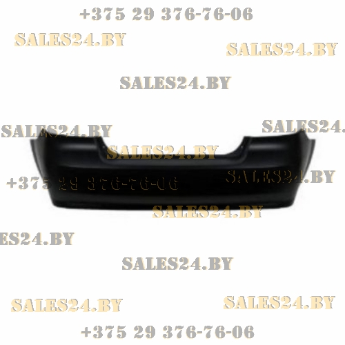 Бампер задний черный (СЕДАН) CHEVROLET AVEO T250 2006-2011 | AVG / Чехия - Тайвань - Китай