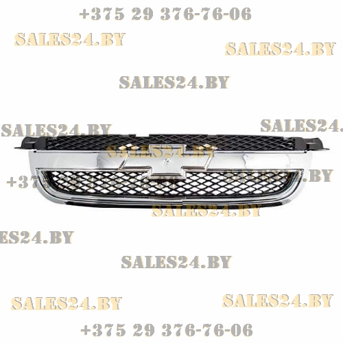 Решетка радиатора + молдинг хромированный комплектная (СЕДАН) CHEVROLET AVEO T250 2006-2011 | AVG / Чехия - Тайвань - Китай