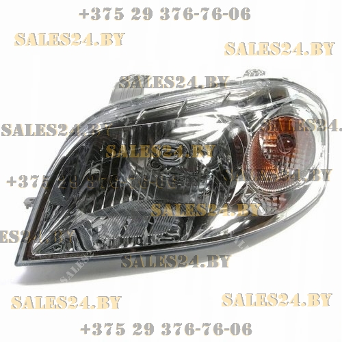 Фара передняя механический корректор левая (ЕВРОПА СЕДАН) CHEVROLET AVEO T250 2006-2011 | AVG / Чехия - Тайвань - Китай