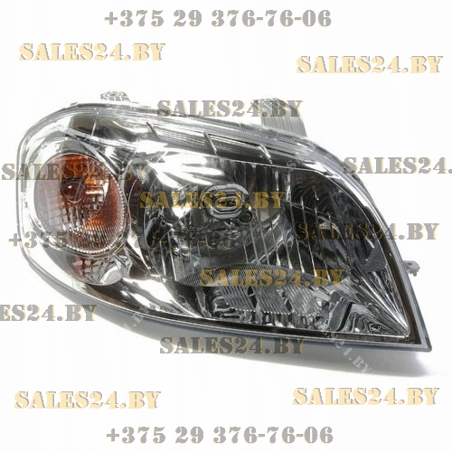 Фара передняя механический корректор правая (ЕВРОПА СЕДАН) CHEVROLET AVEO T250 2006-2011 | AVG / Чехия - Тайвань - Китай
