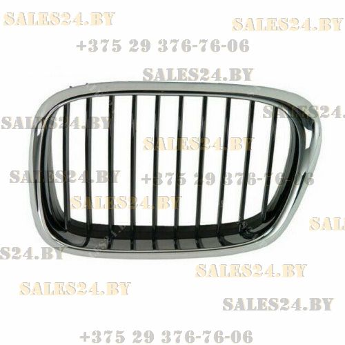 Решетка радиатора хром/черная в капот 95-99 левая BMW 5 E39 1995-2003 | AVG / Чехия — Тайвань — Китай