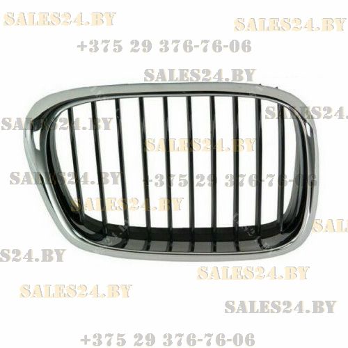 Решетка радиатора хром/черная в капот 95-99 правая BMW 5 E39 1995-2003 | AVG / Чехия — Тайвань — Китай