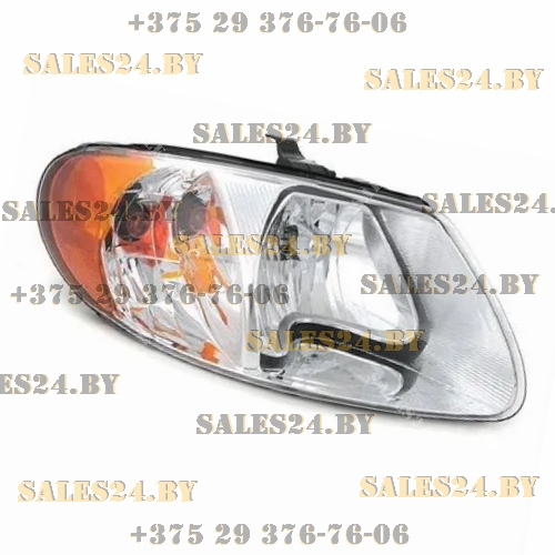 Фара передняя механический корректор США правая = T&C/Caravan/Voyager 99-05 Depo CHRYSLER VOYAGER III 09/1999-09/2007 | DEPO / Тайвань