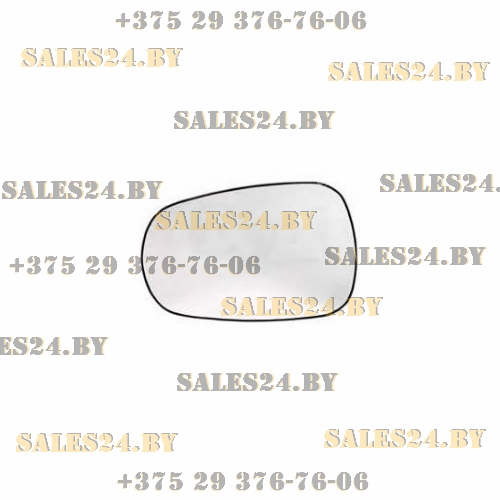 Зеркальный элемент левый выпуклый DACIA LOGAN 2004-2008 / RENAULT LOGAN 2004-2009 / NISSAN MICRA K12 2003-2010 | PATRON / Китай