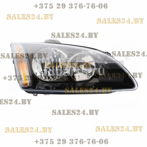 Фара передняя правая внутри черная FORD FOCUS 2005-2008 | TYC / Тайвань