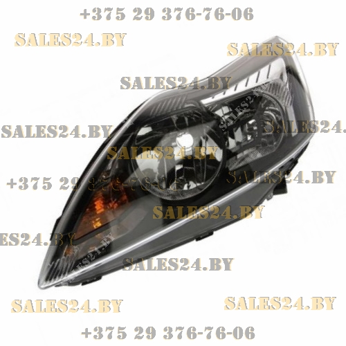 Фара передняя левая с электрокорректором внутри чёрная FORD FOCUS 2008-2011 | DEPO / Тайвань