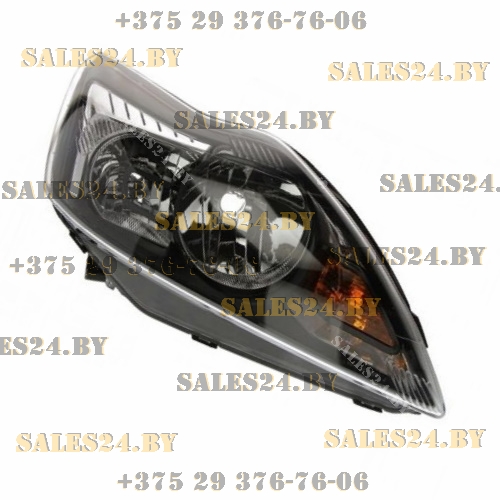 Фара передняя правая с электрокорректором внутри черная FORD FOCUS 2008-2011 | DEPO / Тайвань
