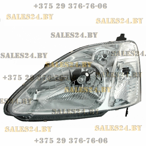 Фара передняя левая с электрокорректором (ЕВРОПА 3/5ДВ.) HONDA CIVIC 2000-2001 | DEPO / Тайвань