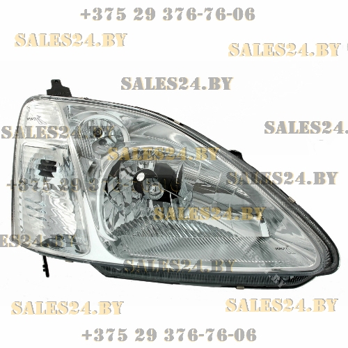 Фара передняя правая с электрокорректором (ЕВРОПА 3/5ДВ.) HONDA CIVIC 2000-2001 | DEPO / Тайвань
