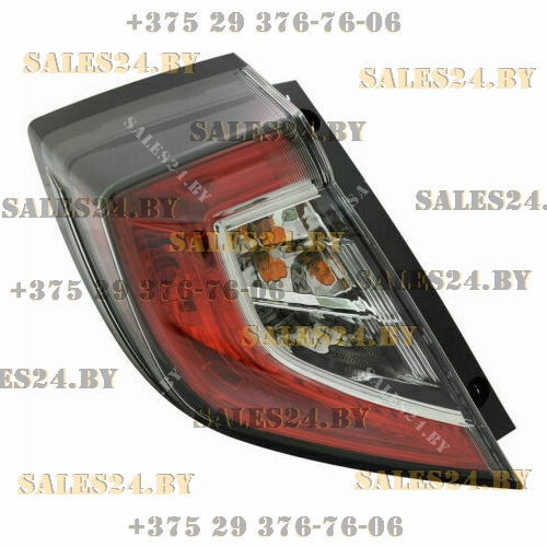 Фонарь задний наружный LED левый (США ХЭТЧБЭК) HONDA CIVIC 2016-2020 | TYC / Тайвань