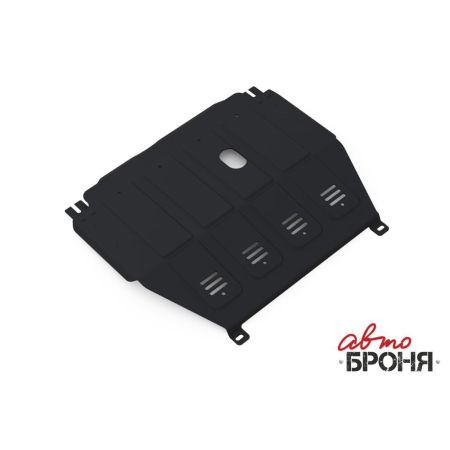 Защита двигателя стальная CHEVROLET AVEO 2011-2016 (1.6, МКПП) (штатный крепеж) | АВТОБРОНЯ / Россия