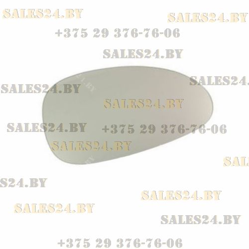 Зеркальный элемент прав. стекло хром стекло выпуклое DAEWOO NUBIRA II (KLAJ/J150), 06.99-12.03 | POLCAR / Польша